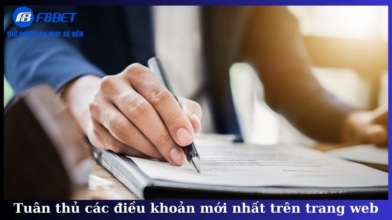 Tuân thủ các điều khoản mới nhất trên trang web