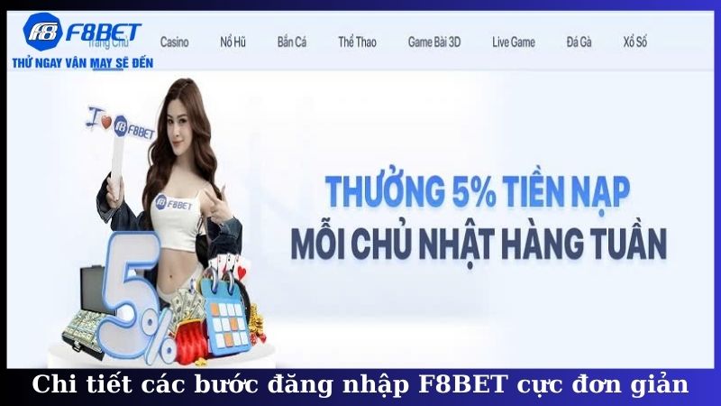 Chi tiết các bước đăng nhập F8BET cực đơn giản